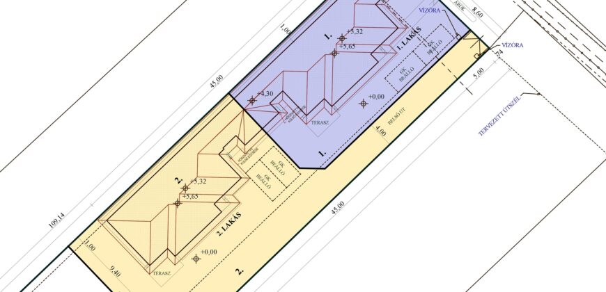 Dunavarsányban, új építésű, nettó 118 m²-es, HÁTSÓ ikerházi lakás!