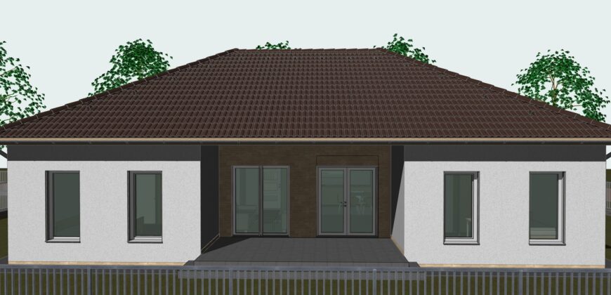 ÚJ ÉPÍTÉSŰ, 4 HÁLÓSZOBÁS CSALÁDI HÁZ KISKUNLACHÁZÁN!